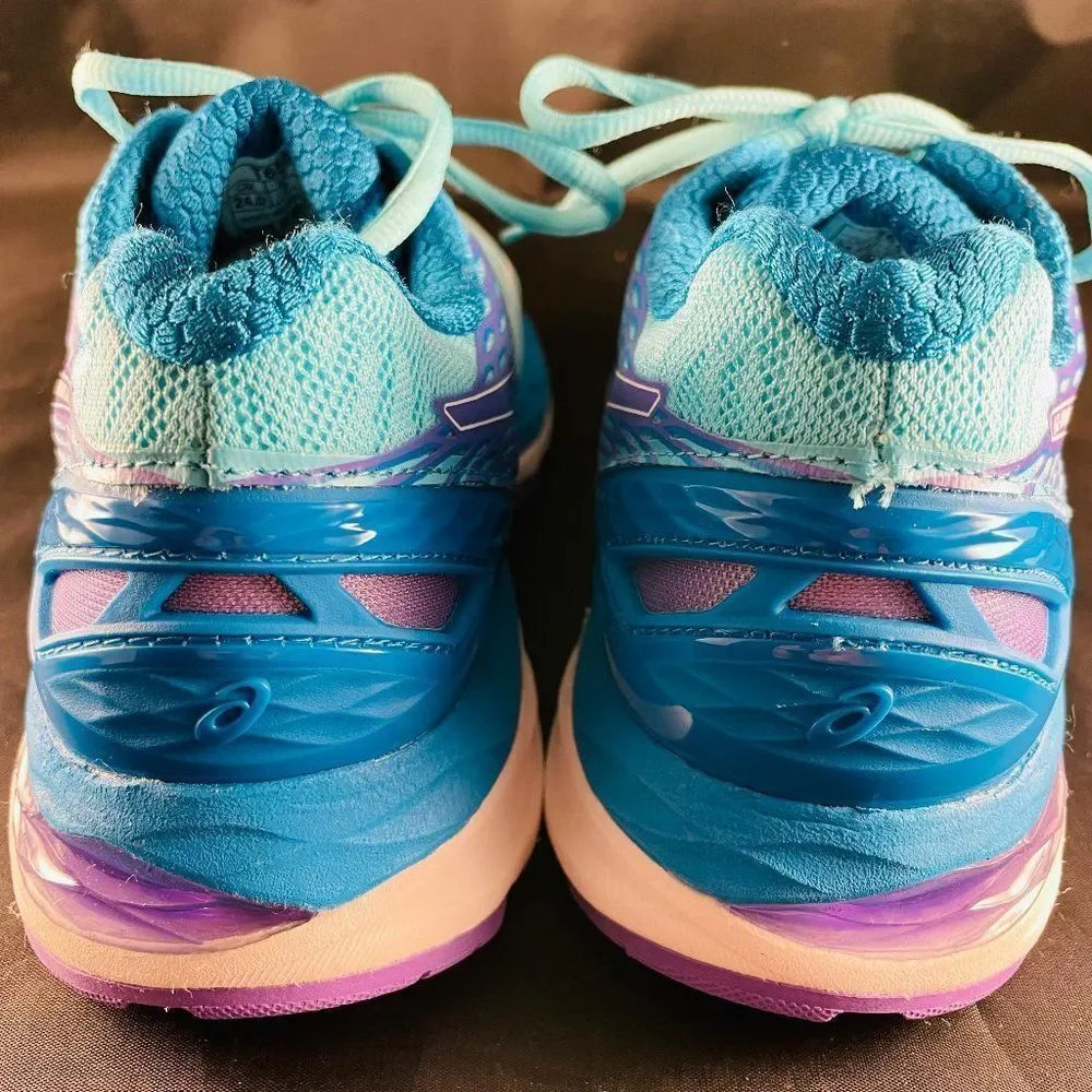 ASICS GEL-Nimbus 18 Women 6.5 US Medium 38 EUR Blue Purple Mint Condition